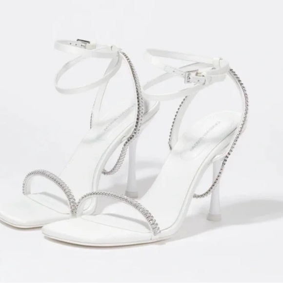 Jonathan Simkhai Luxon Crystal Harness Heels - Picture 1 of 4